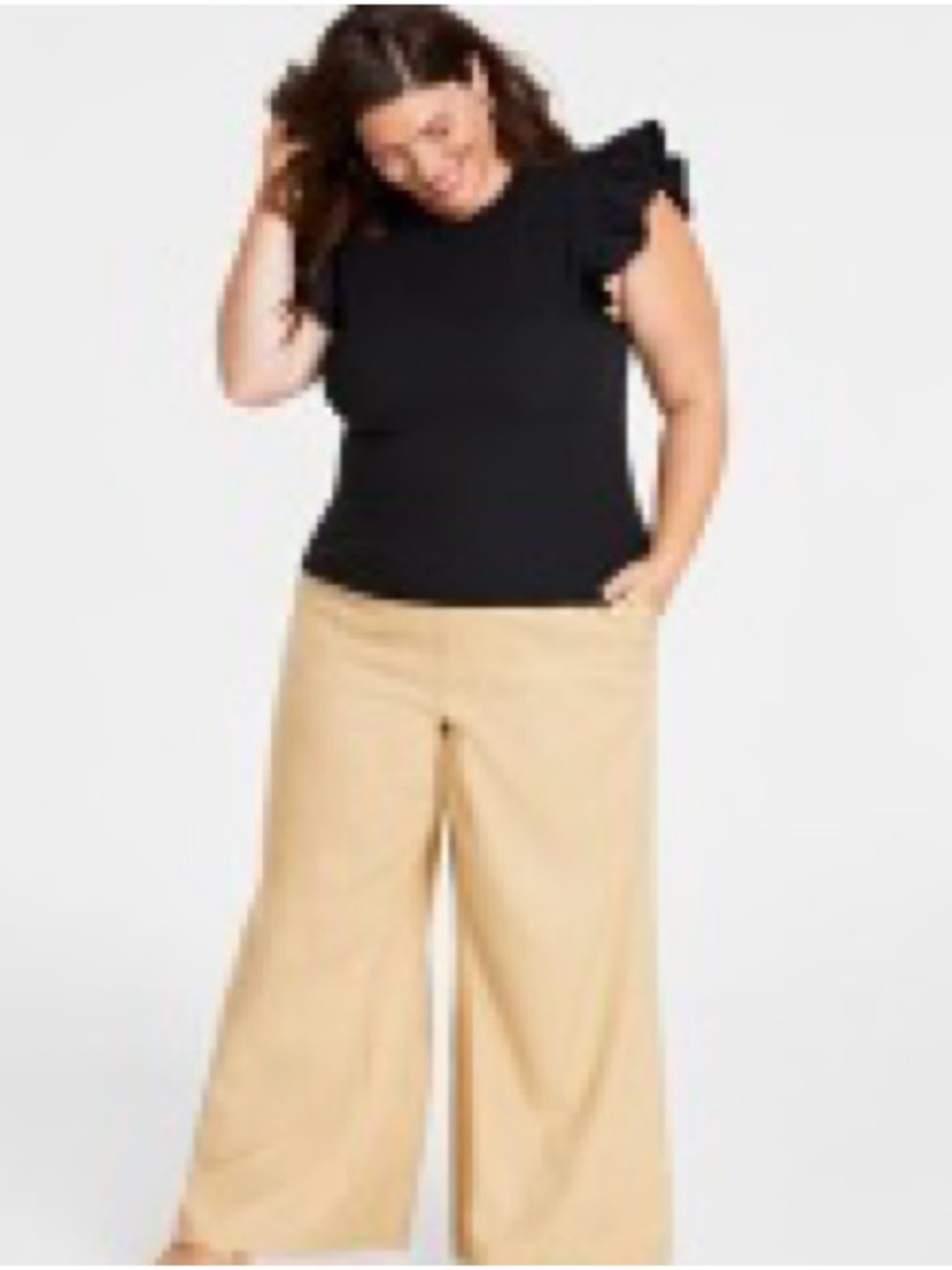 Brand new Macys brand plus size black 4x top